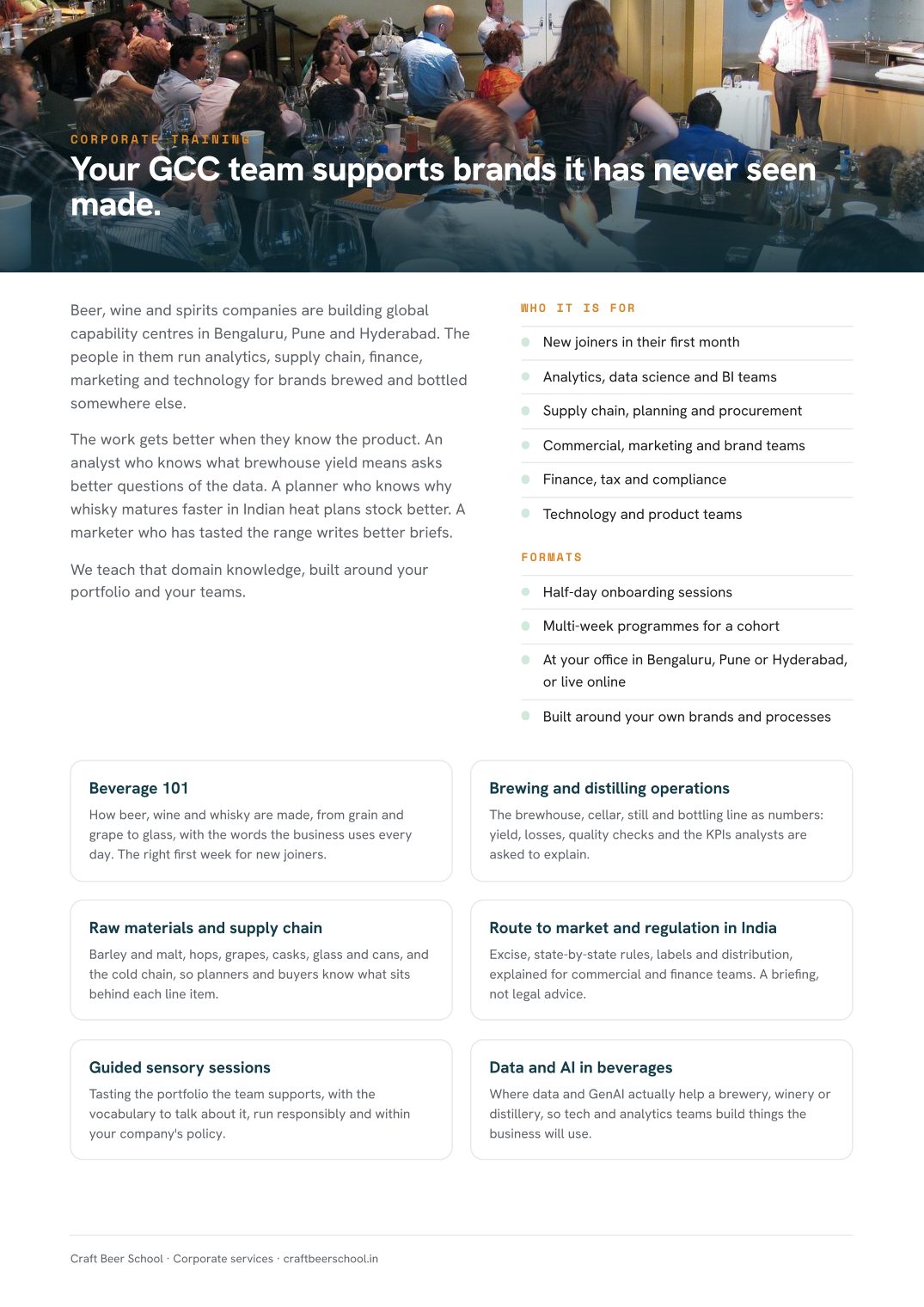 Corporate brochure, page 3