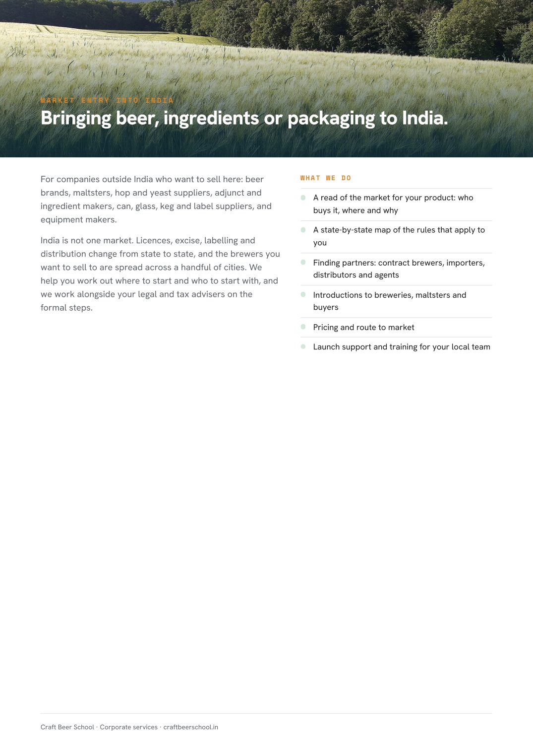 Corporate brochure, page 6