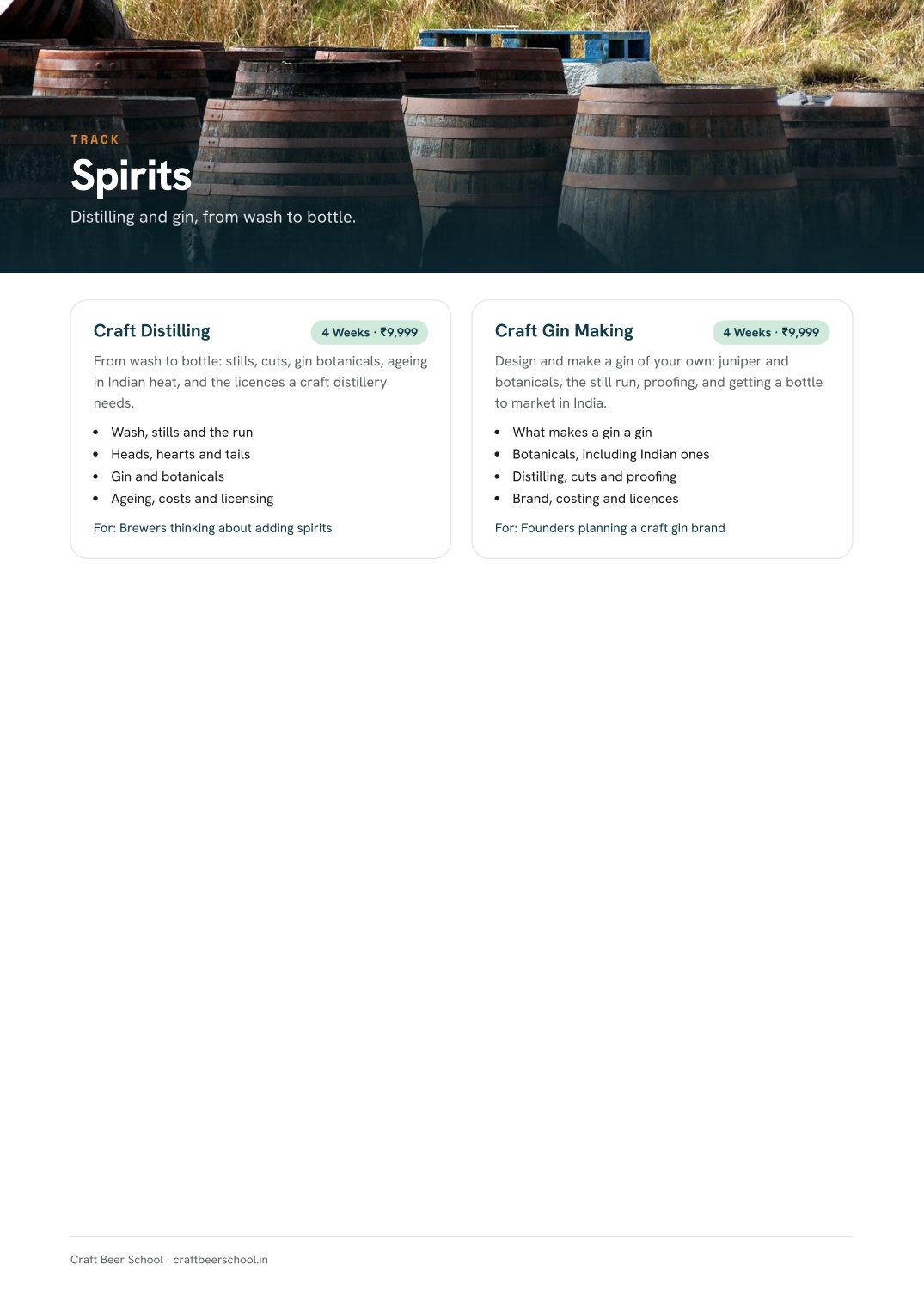 Course prospectus, page 5