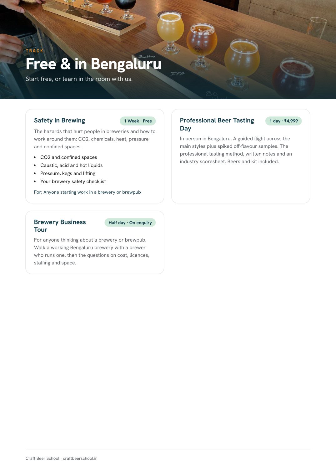 Course prospectus, page 7