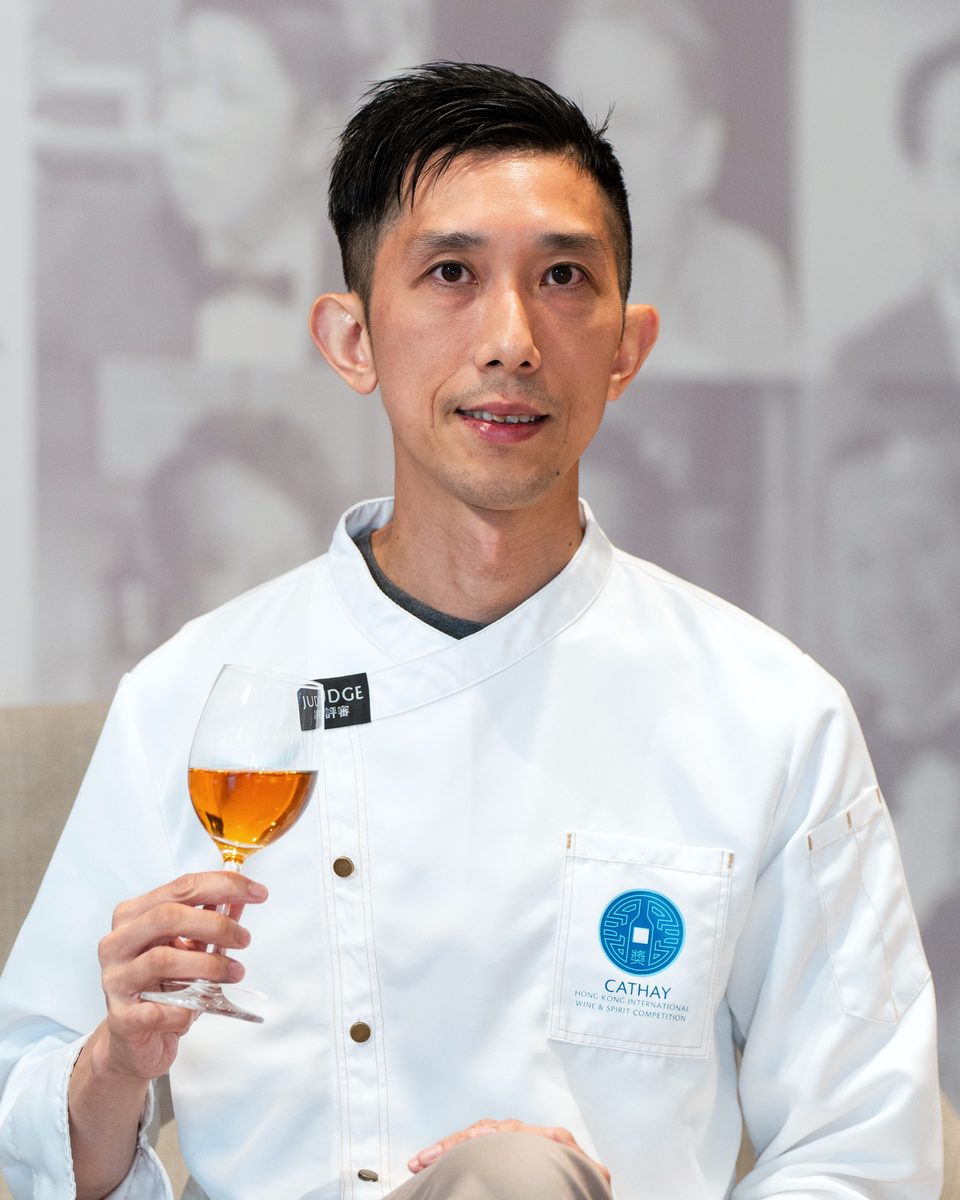 Kenneth: Tasting in his judge's jacket
