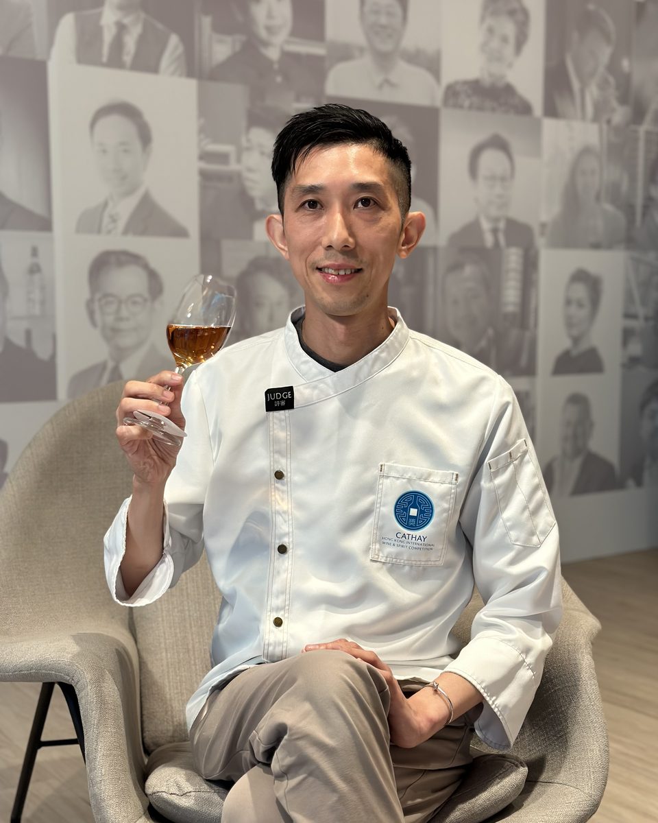 Kenneth: A glass at the judges' table