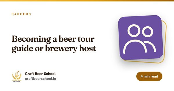 Becoming a beer tour guide or brewery host