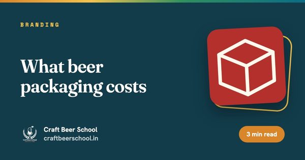 What beer packaging costs