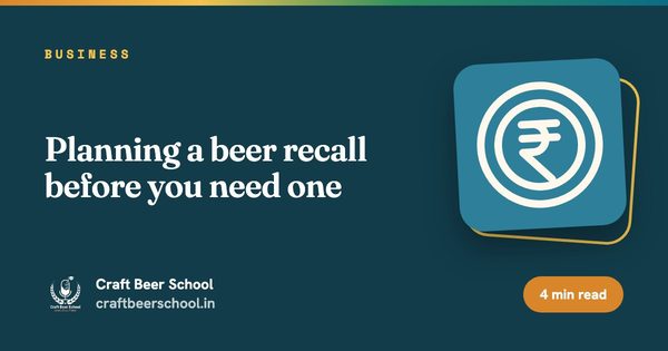 Planning a beer recall before you need one