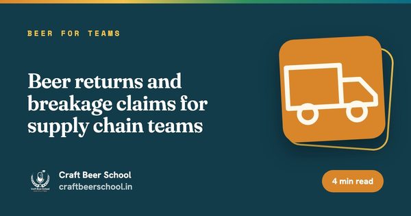 Beer returns and breakage claims for supply chain teams