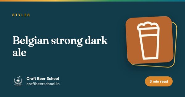 Belgian strong dark ale