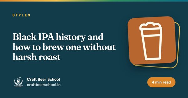 Black IPA history and how to brew one without harsh roast