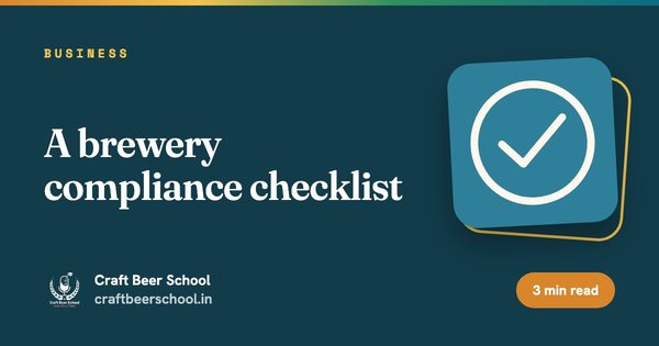 A brewery compliance checklist