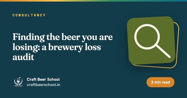 Finding the beer you are losing: a brewery loss audit