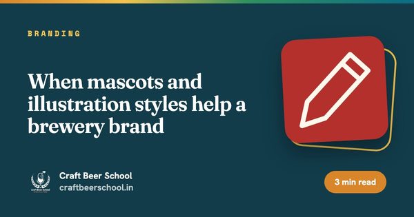 When mascots and illustration styles help a brewery brand