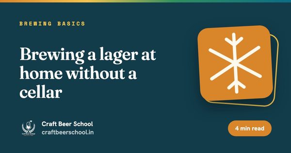 Brewing a lager at home without a cellar