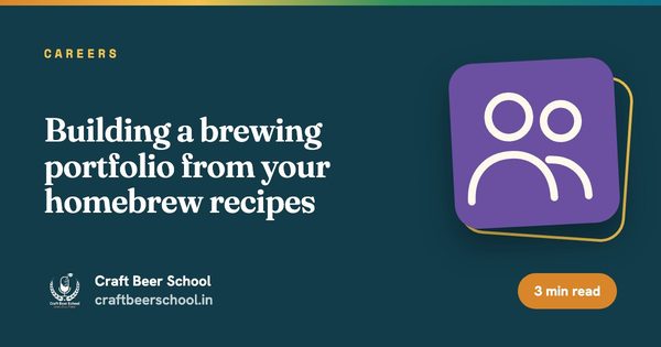 Building a brewing portfolio from your homebrew recipes