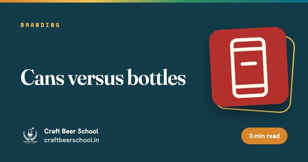 Cans versus bottles