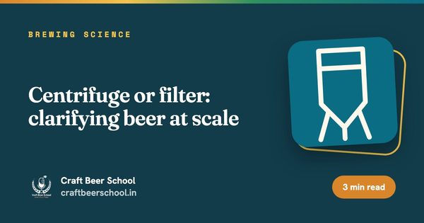 Centrifuge or filter: clarifying beer at scale