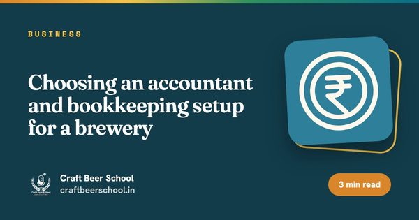 Choosing an accountant and bookkeeping setup for a brewery
