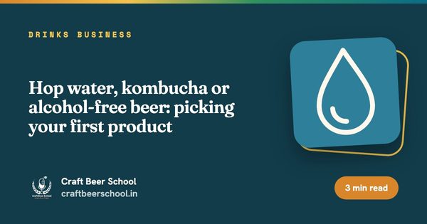 Hop water, kombucha or alcohol-free beer: picking your first product
