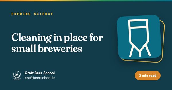 Cleaning in place for small breweries