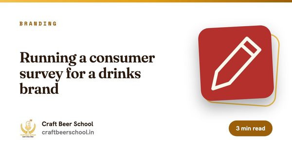 Running a consumer survey for a drinks brand