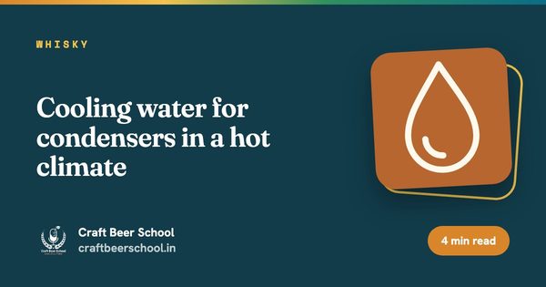 Cooling water for condensers in a hot climate