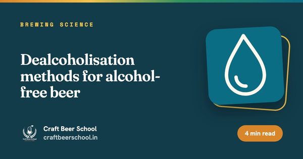Dealcoholisation methods for alcohol-free beer