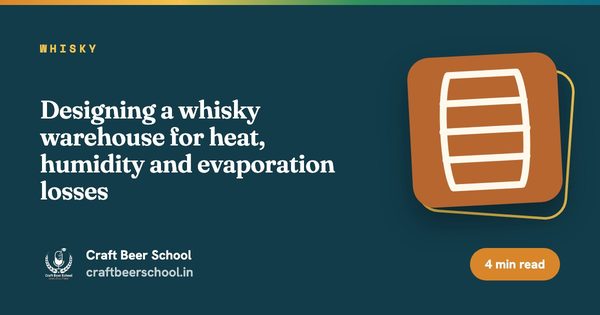 Designing a whisky warehouse for heat, humidity and evaporation losses