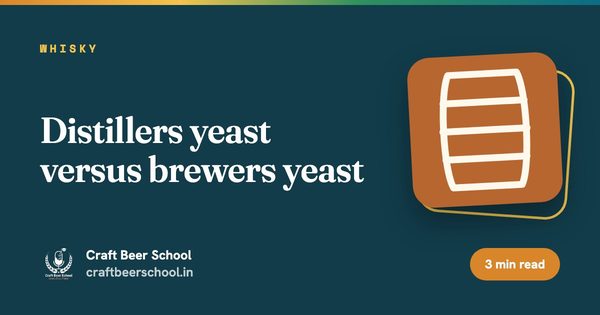 Distillers yeast versus brewers yeast