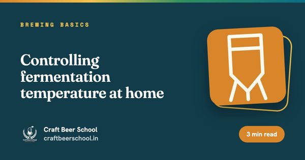 Controlling fermentation temperature at home