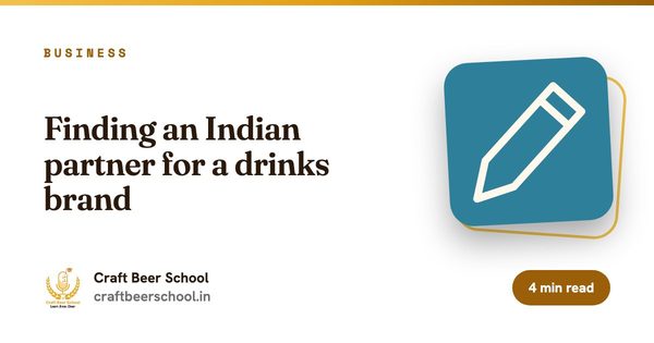 Finding an Indian partner for a drinks brand