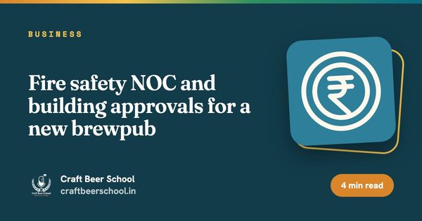 Fire safety NOC and building approvals for a new brewpub