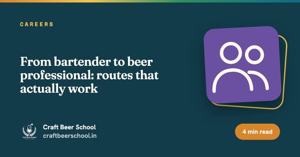 From bartender to beer professional: routes that actually work