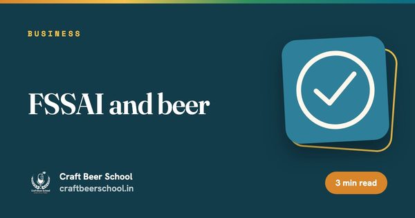 FSSAI and beer