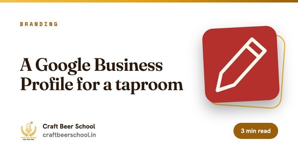 A Google Business Profile for a taproom