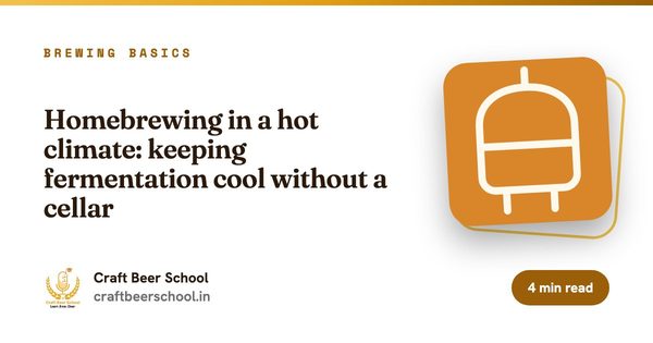 Homebrewing in a hot climate: keeping fermentation cool without a cellar