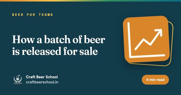 How a batch of beer is released for sale