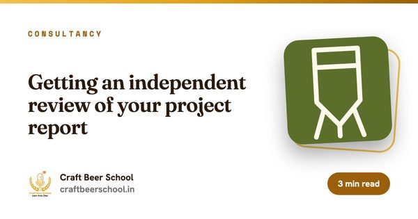 Getting an independent review of your project report