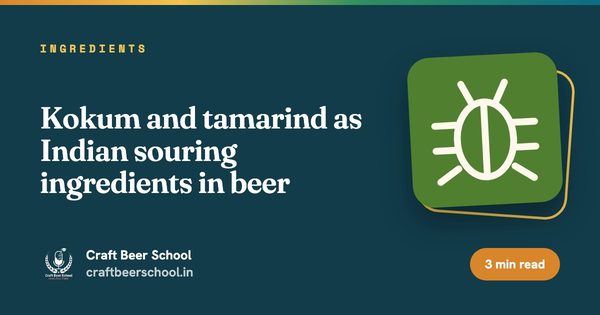 Kokum and tamarind as Indian souring ingredients in beer