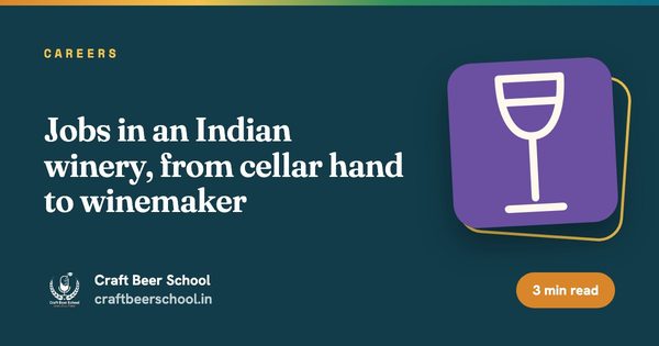 Jobs in an Indian winery, from cellar hand to winemaker