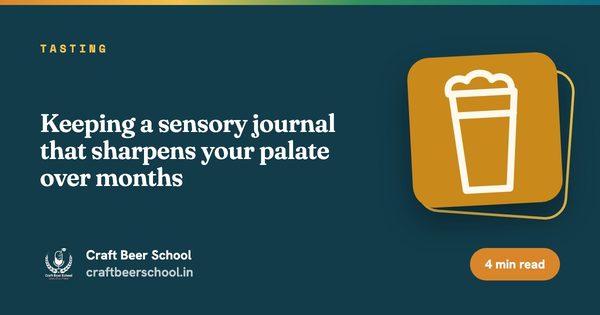 Keeping a sensory journal that sharpens your palate over months