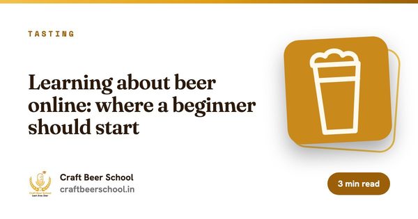 Learning about beer online: where a beginner should start