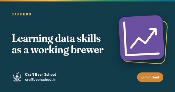 Learning data skills as a working brewer