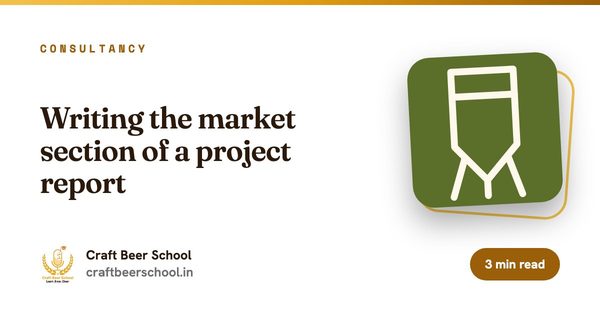 Writing the market section of a project report
