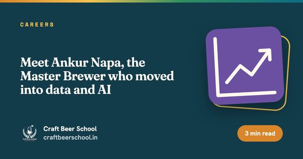 Meet Ankur Napa, the Master Brewer who moved into data and AI