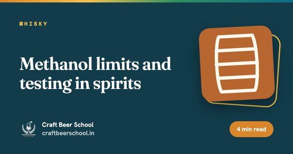 Methanol limits and testing in spirits