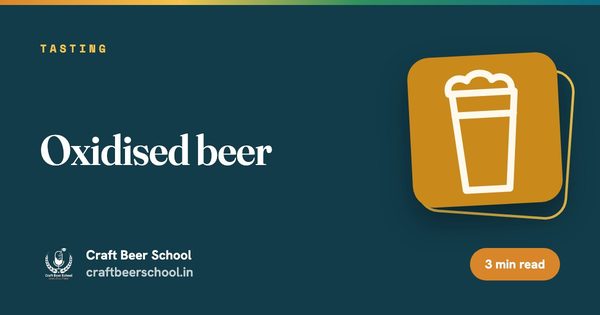 Oxidised beer