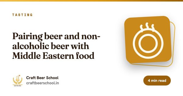Pairing beer and non-alcoholic beer with Middle Eastern food
