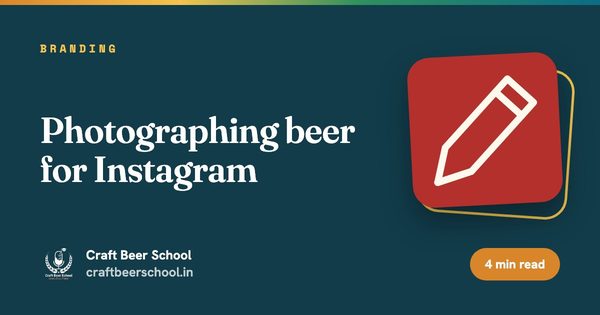 Photographing beer for Instagram