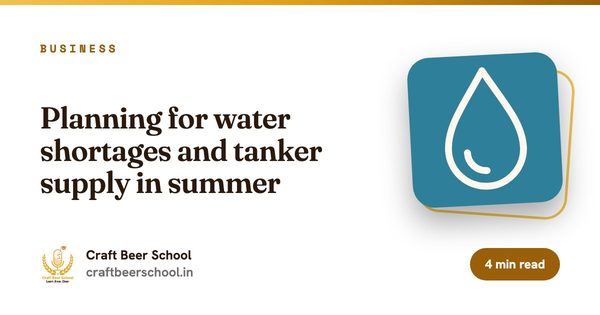 Planning for water shortages and tanker supply in summer
