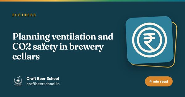 Planning ventilation and CO2 safety in brewery cellars