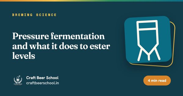 Pressure fermentation and what it does to ester levels